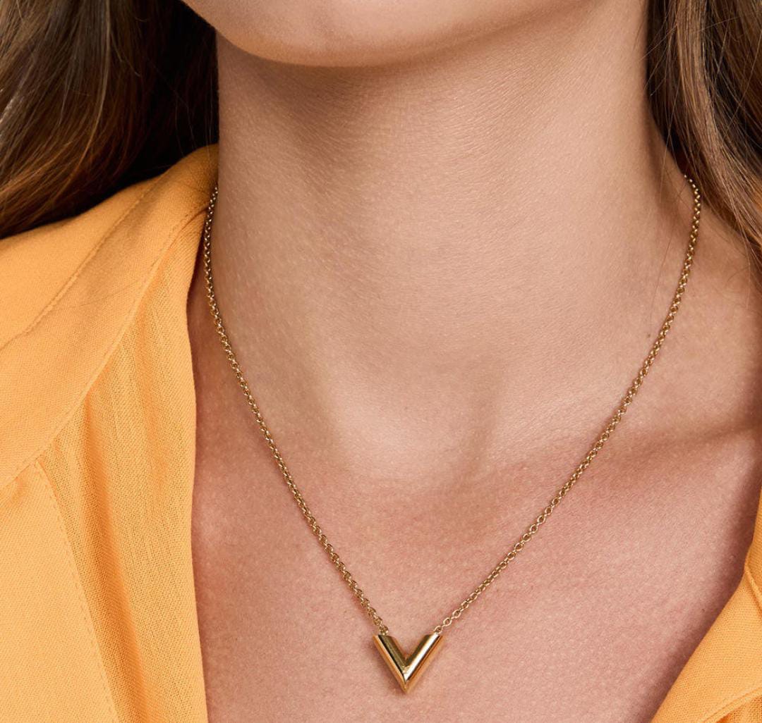 Anti-Tarnish V-Shape Stainless Steel Necklace