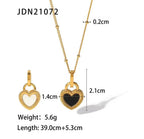 Anti-Tarnish 2in1 Color Lock Stainless Steel Necklace