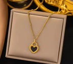 Anti-Tarnish 2in1 Color Lock Stainless Steel Necklace