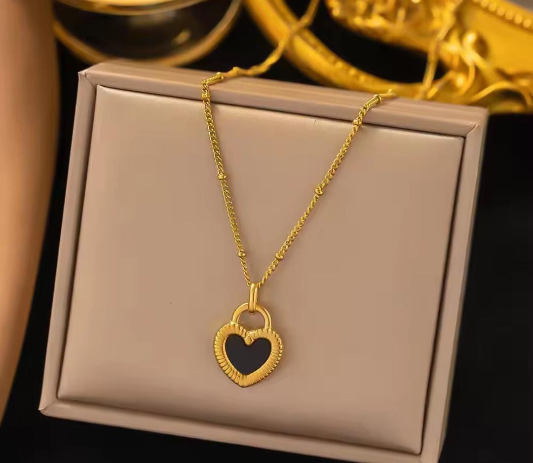 Anti-Tarnish 2in1 Color Lock Stainless Steel Necklace