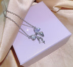 Anti-Tarnish Y2K Bow Heart Star Drop Stainless Steel Necklace