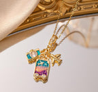 Anti-Tarnish Travel Wanderers Pendant Stainless Steel Necklace
