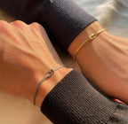 Anti-Tarnish 316L Stainless Steel Viral Two Layer Knot Couple Bracelets (2-Piece Set)